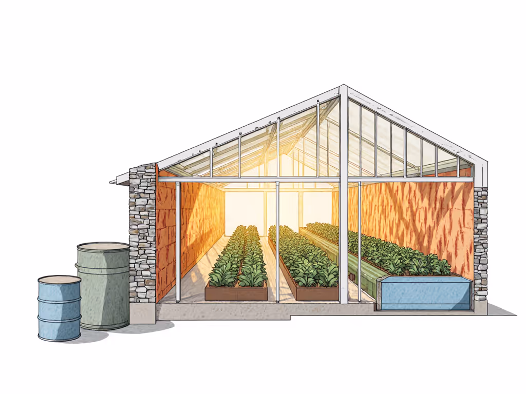 passive_solar_greenhouse_with_thermal_mass_elements