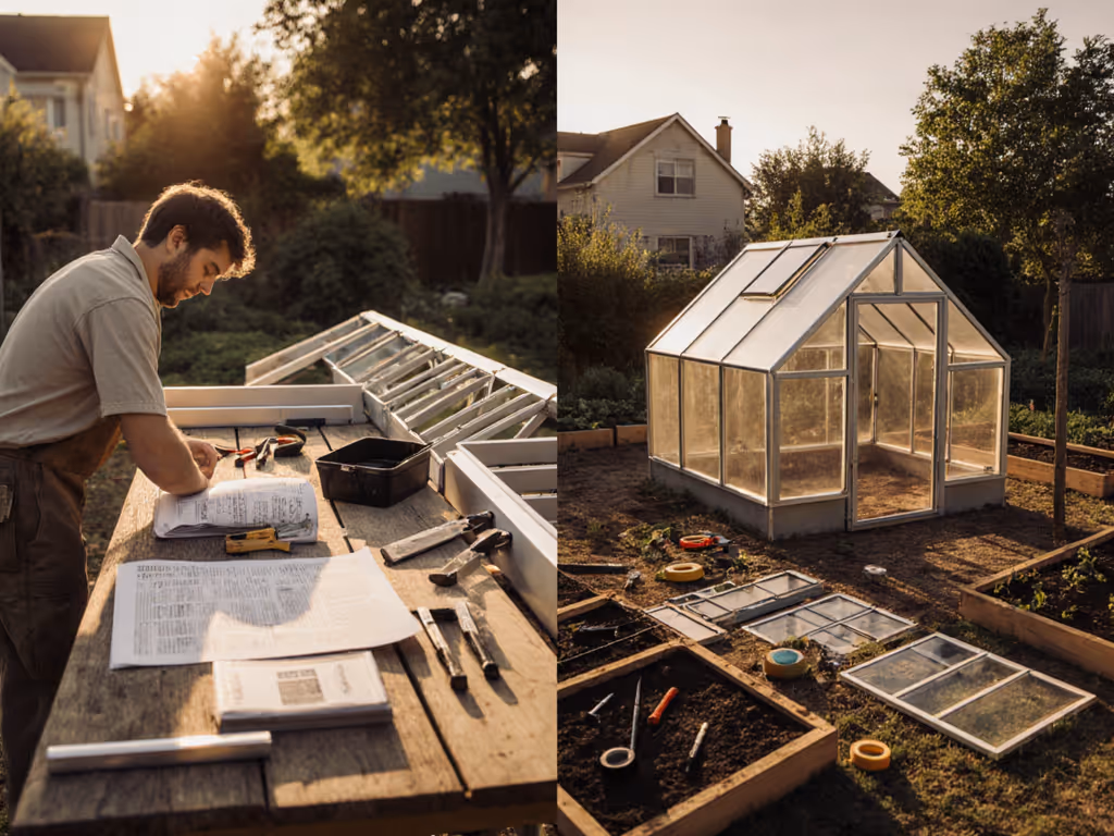 Prefab Greenhouse Kit vs DIY: Assembly Time & Safety Insights