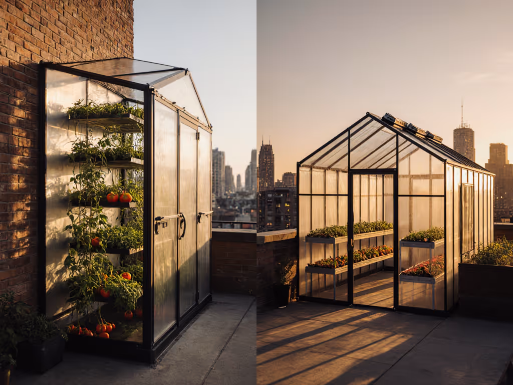 Urban Greenhouse: Compact Fit vs Traditional Layout