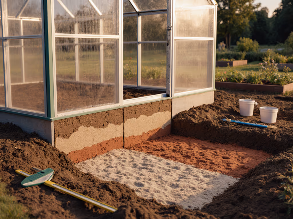 Soil-Specific Greenhouse Foundations