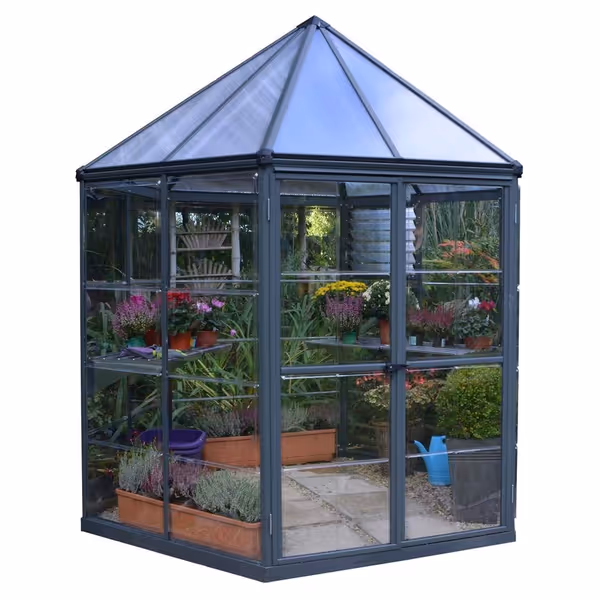 Palram Canopia Oasis 7'x8' Hexagon Greenhouse