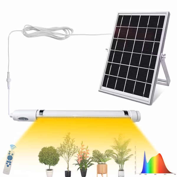 Bright Solar Powered Grow Light